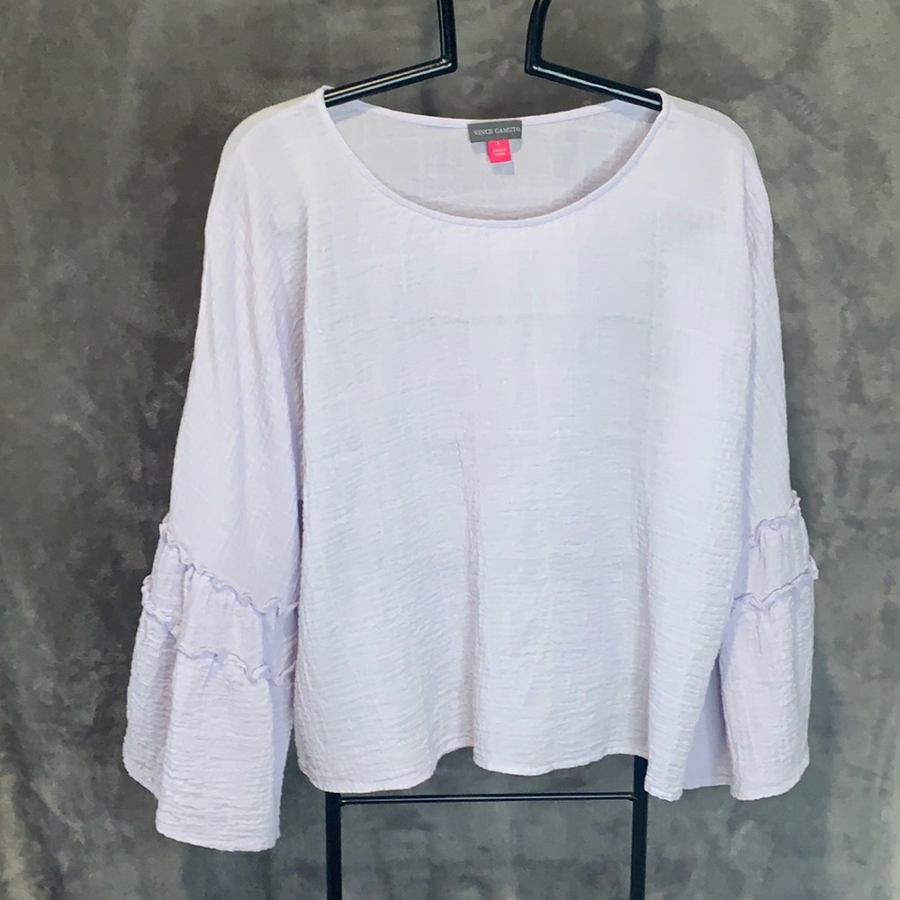 Vince Camuto 3/4 Bell Sleeve Top